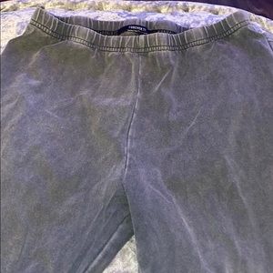 Faded gray leggings